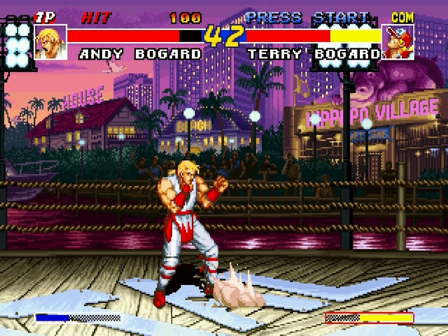 Real Bout Fatal Fury screenshot 4 for Sega Saturn